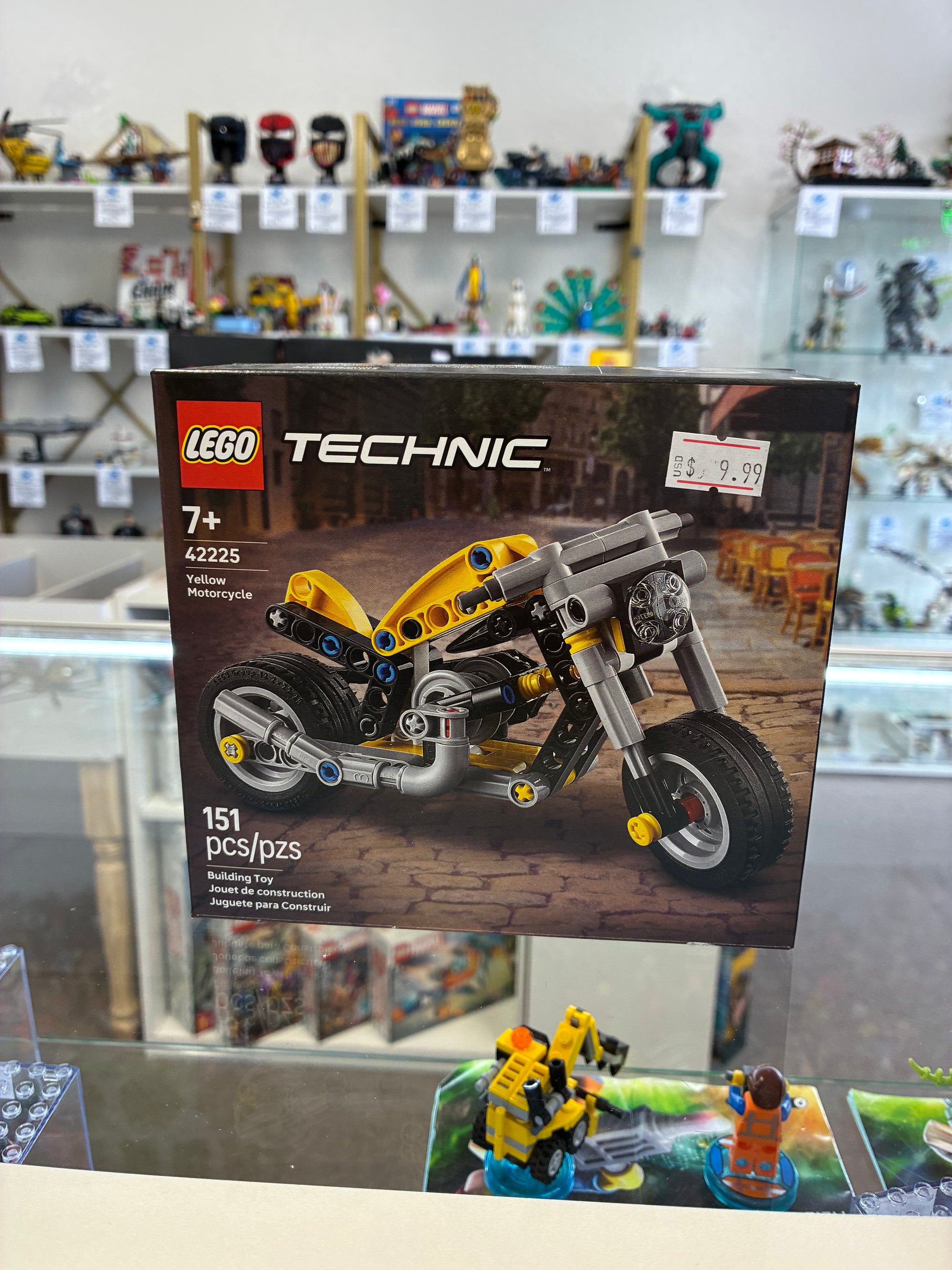 42225 Technic: Yellow Motorcycle - Sealed