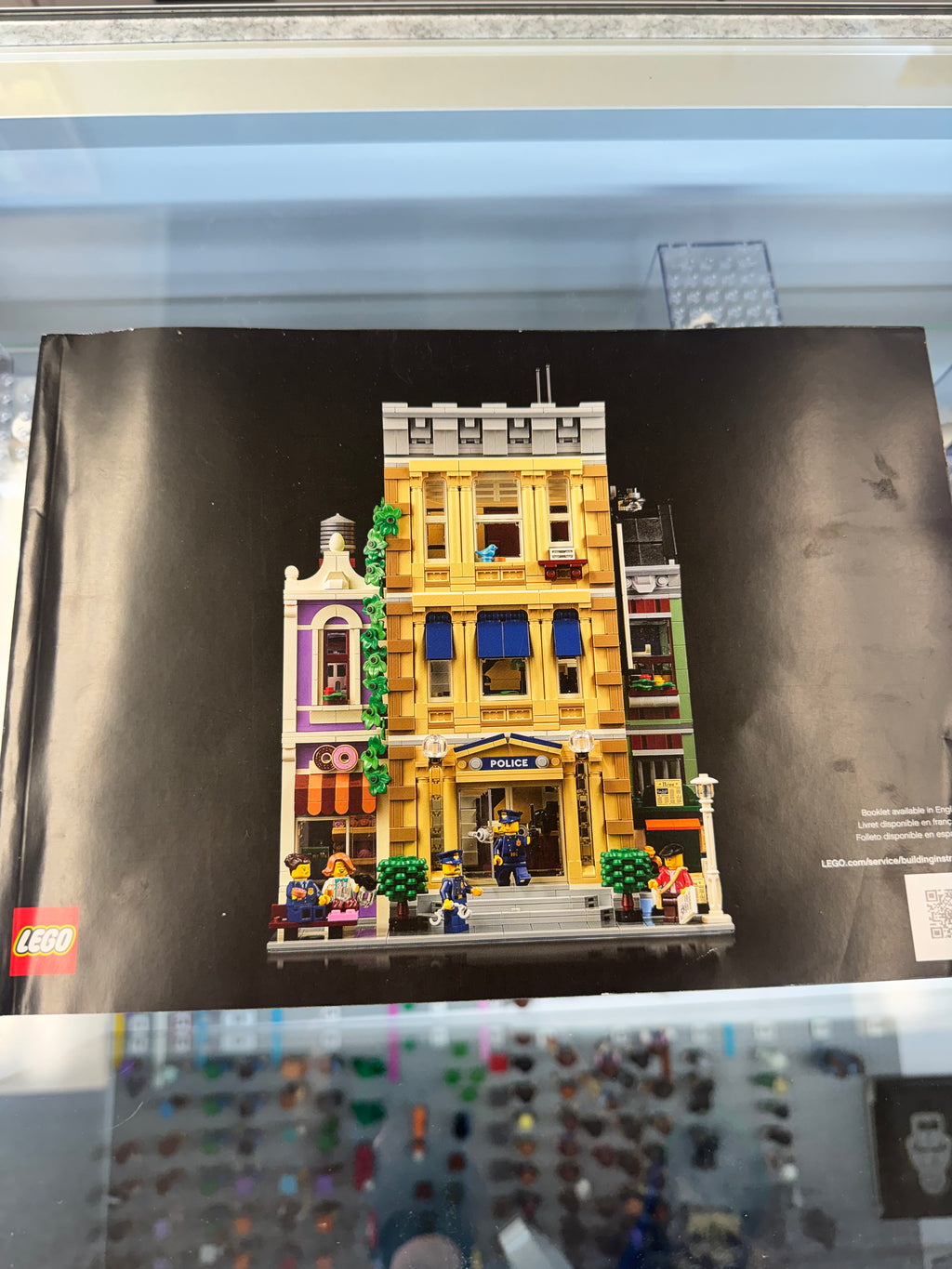 10278 Police Station Modular Building *MISSING 1 Fig* - Used