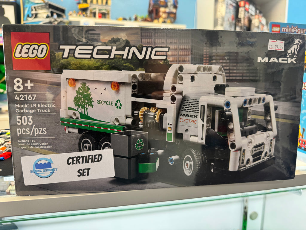 42167 Technic Mack LR Electric Garbage Truck - Certified
