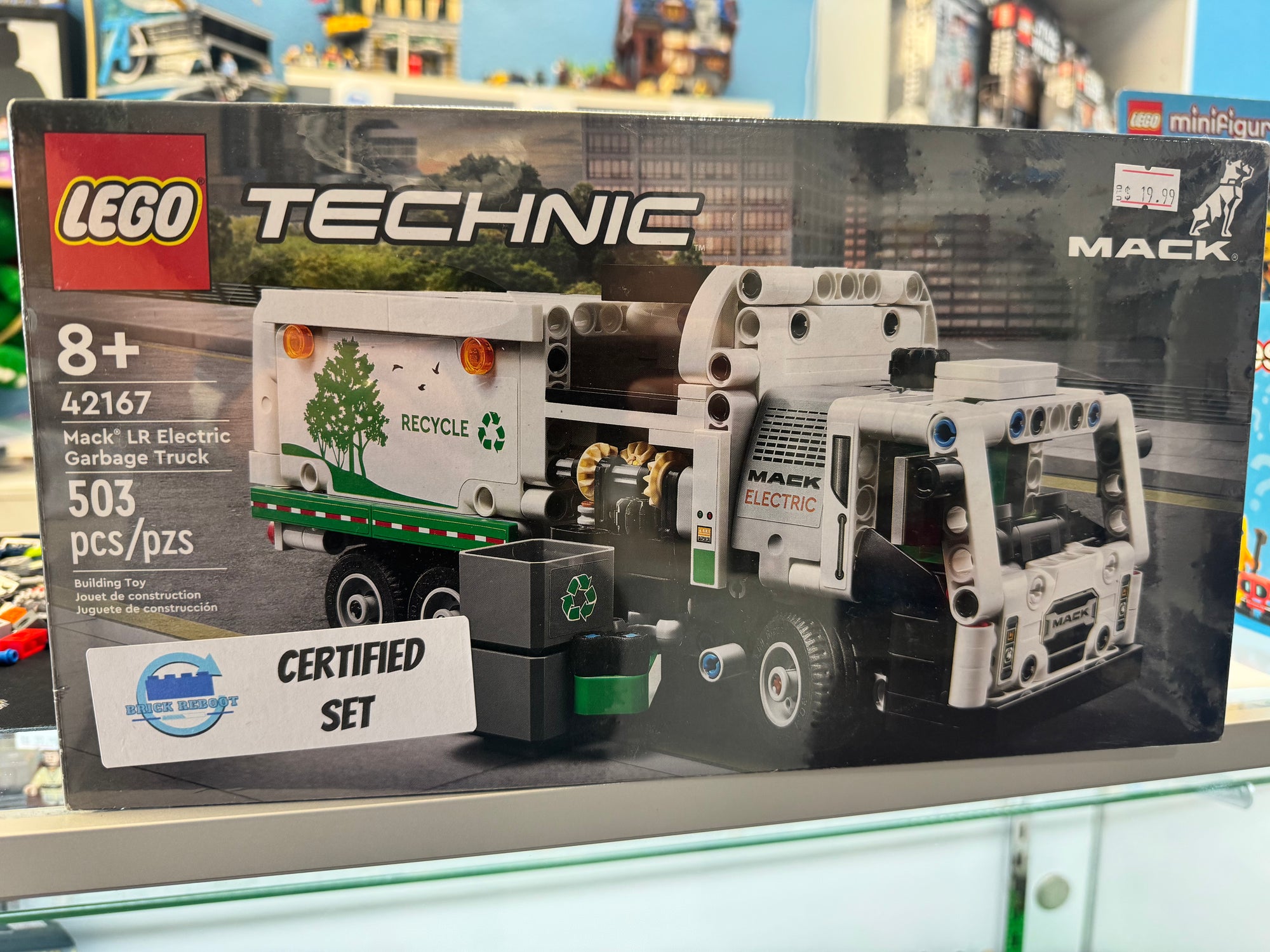 42167 Technic Mack LR Electric Garbage Truck - Certified