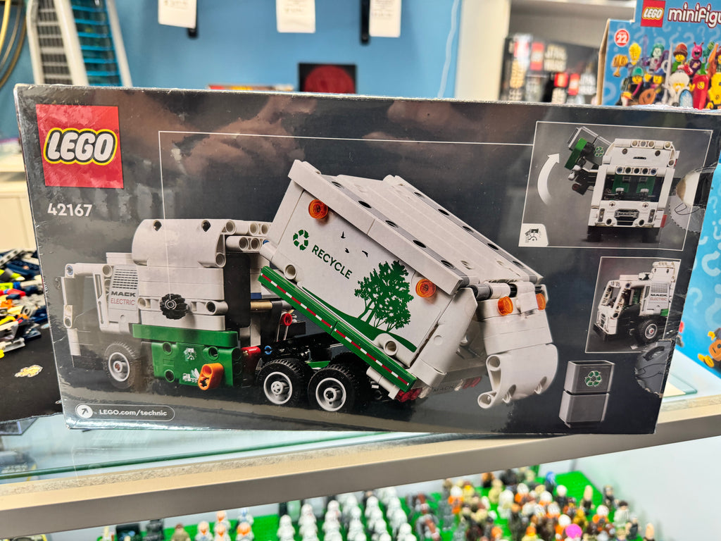 42167 Technic Mack LR Electric Garbage Truck - Certified