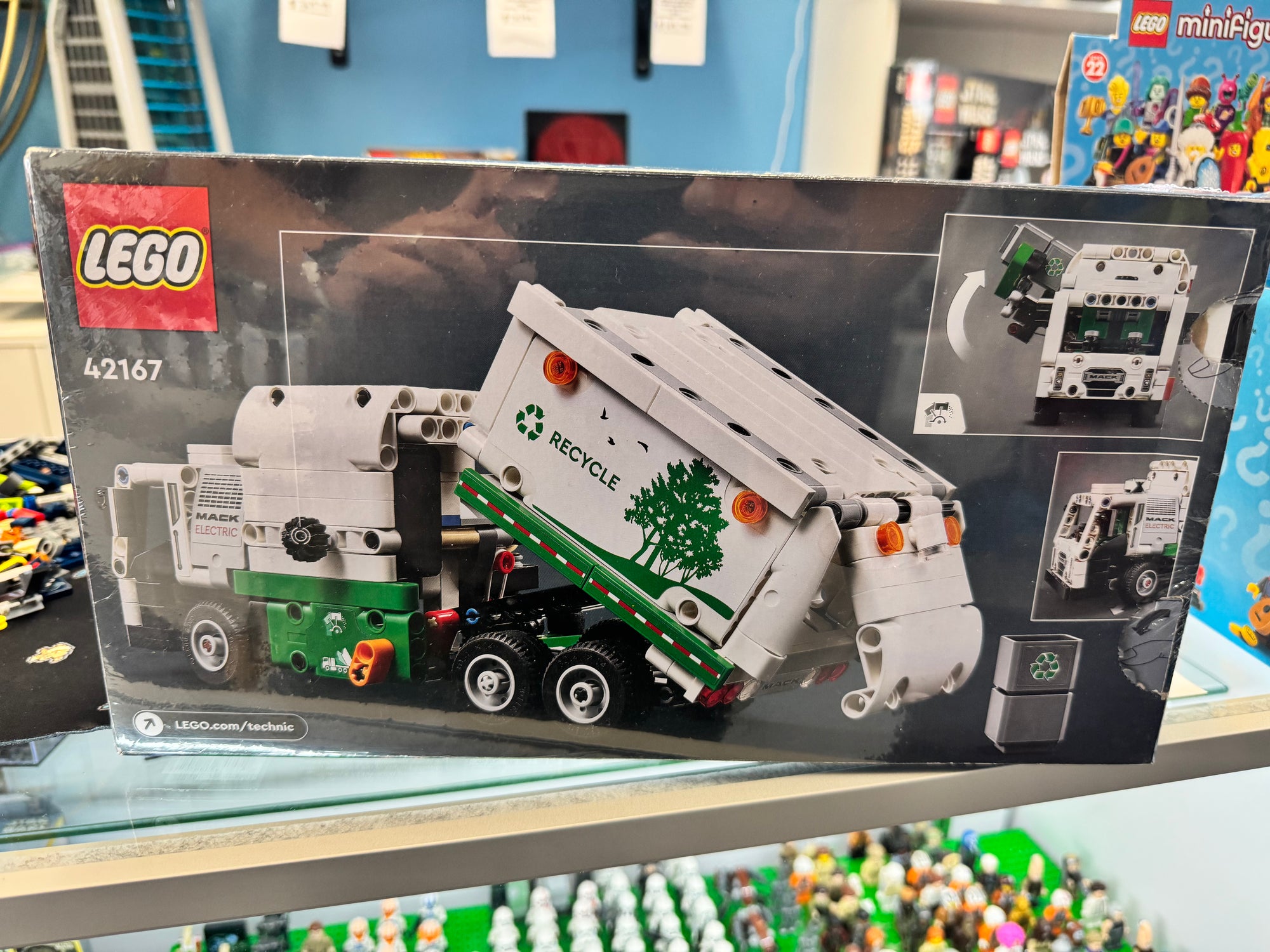 42167 Technic Mack LR Electric Garbage Truck - Certified