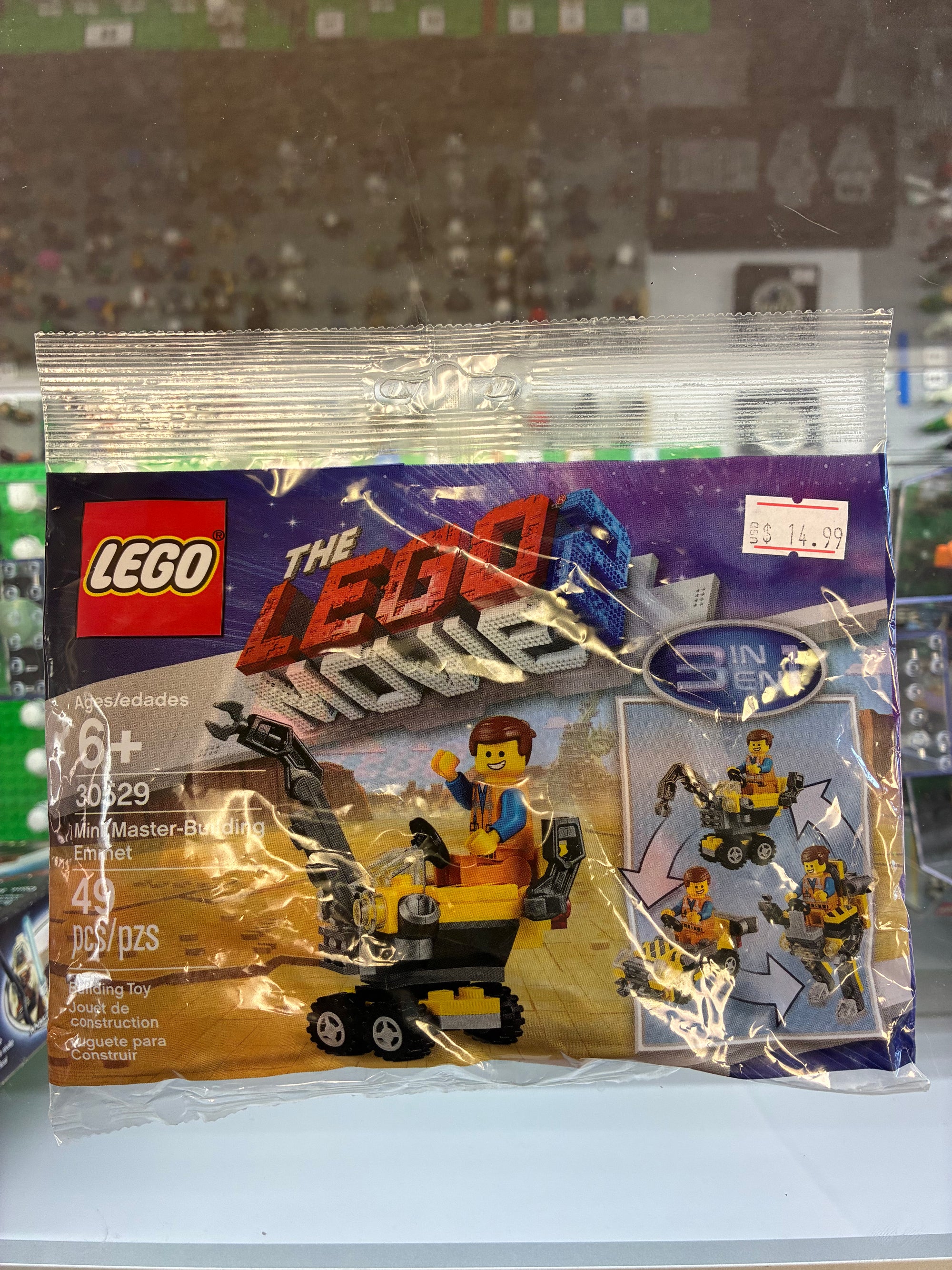 30529 The Lego Movie 2: Mini Master-Building Emmet Polybag - Sealed