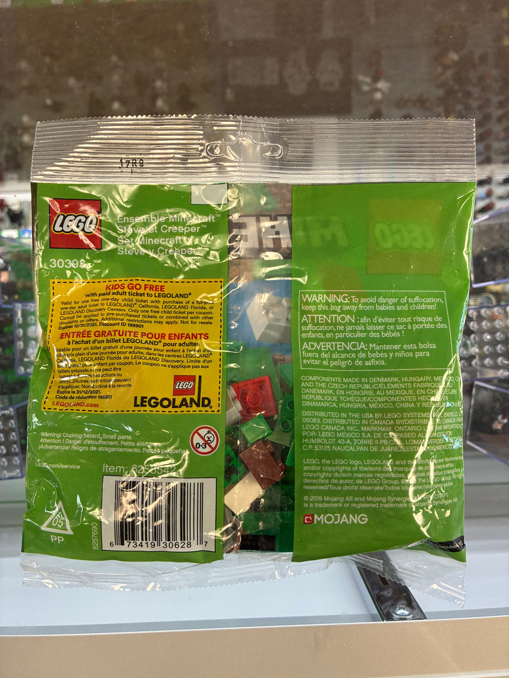 30393 Minecraft Steve and Creeper Polybag - Sealed