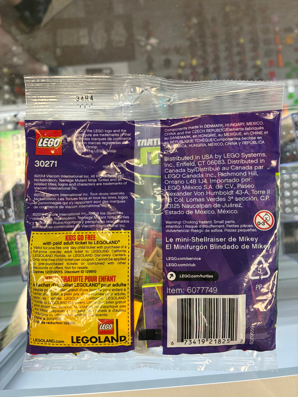 30271 TMNT Mikey’s Mini-Shellracer Polybag - Sealed