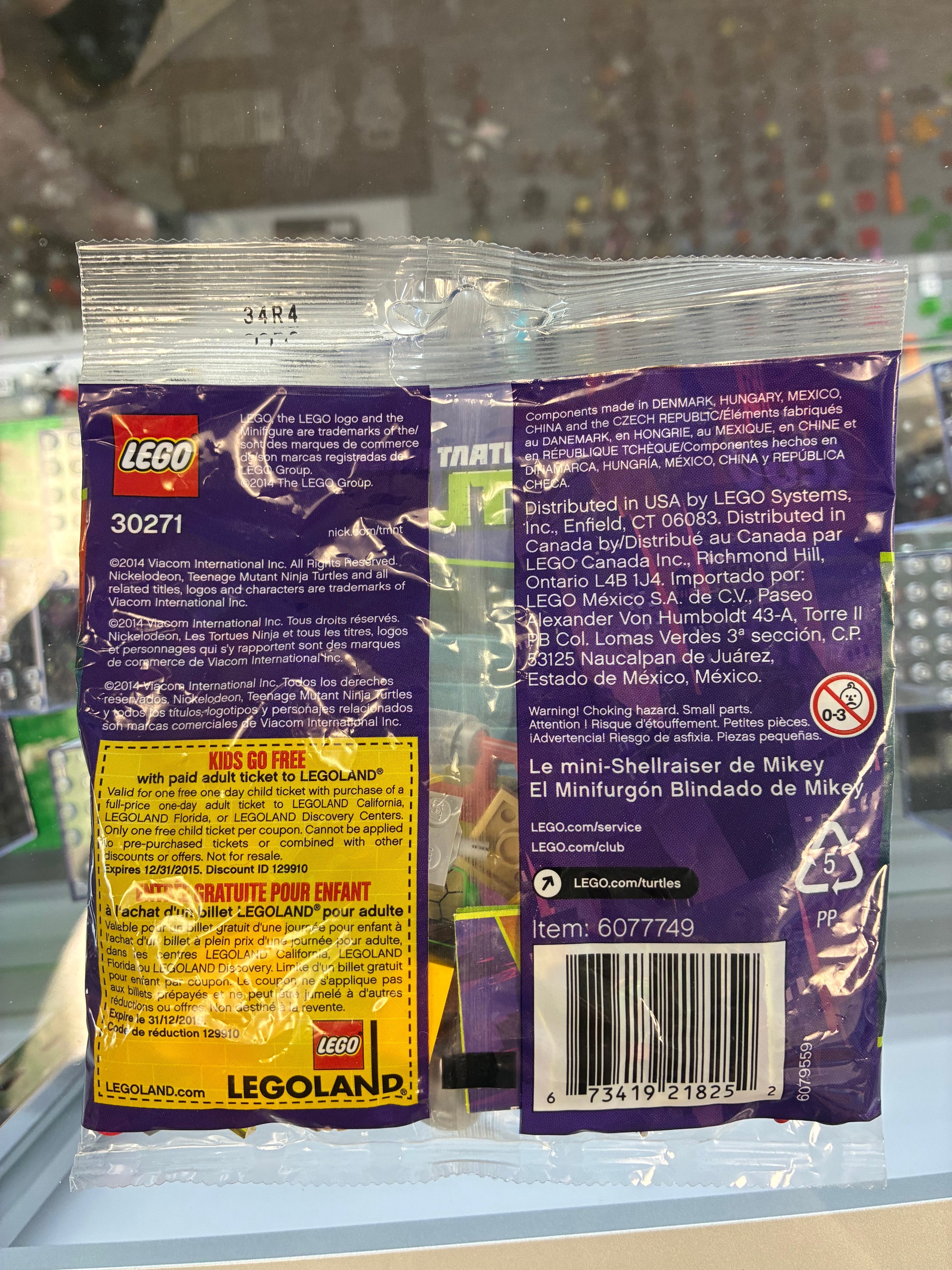 30271 TMNT Mikey’s Mini-Shellracer Polybag - Sealed