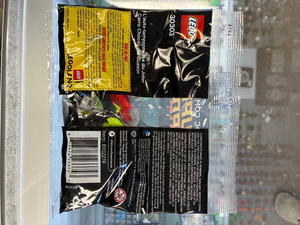 30303 DC Comics Super Heroes: The Joker Bumper Car Polybag - Sealed