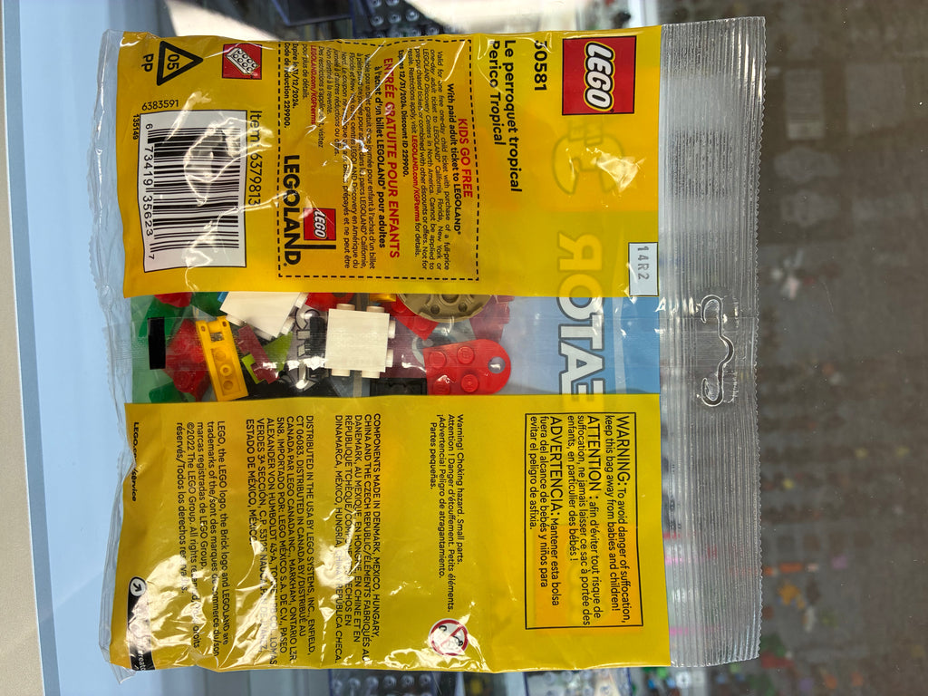 30581 Creator: Tropical Parrot Polybag - Sealed