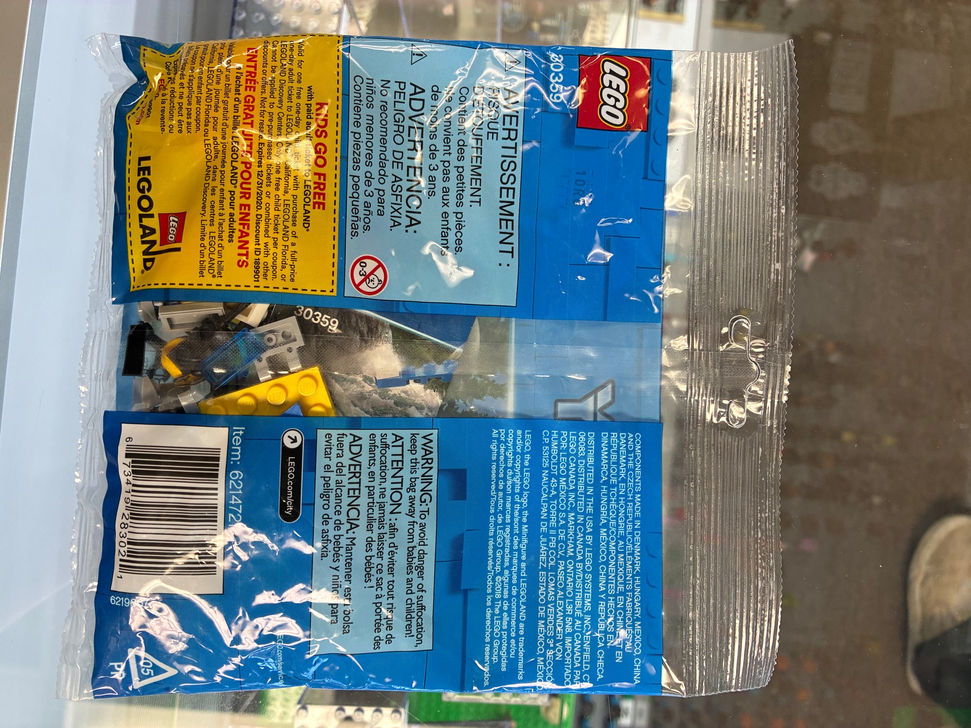 30359 City: Mountain Police Seaplane Polybag - Sealed