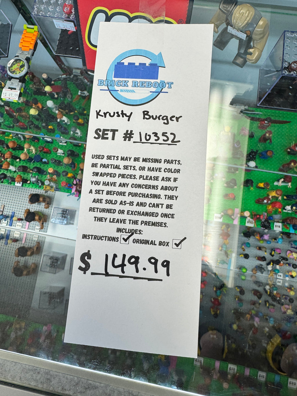 10352 Simpsons Krusty Burger - Used