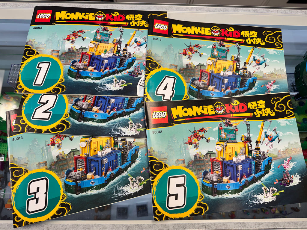 80013 Monkie Kid’s Team Secret HQ *MISSING 4 Figs* - Used