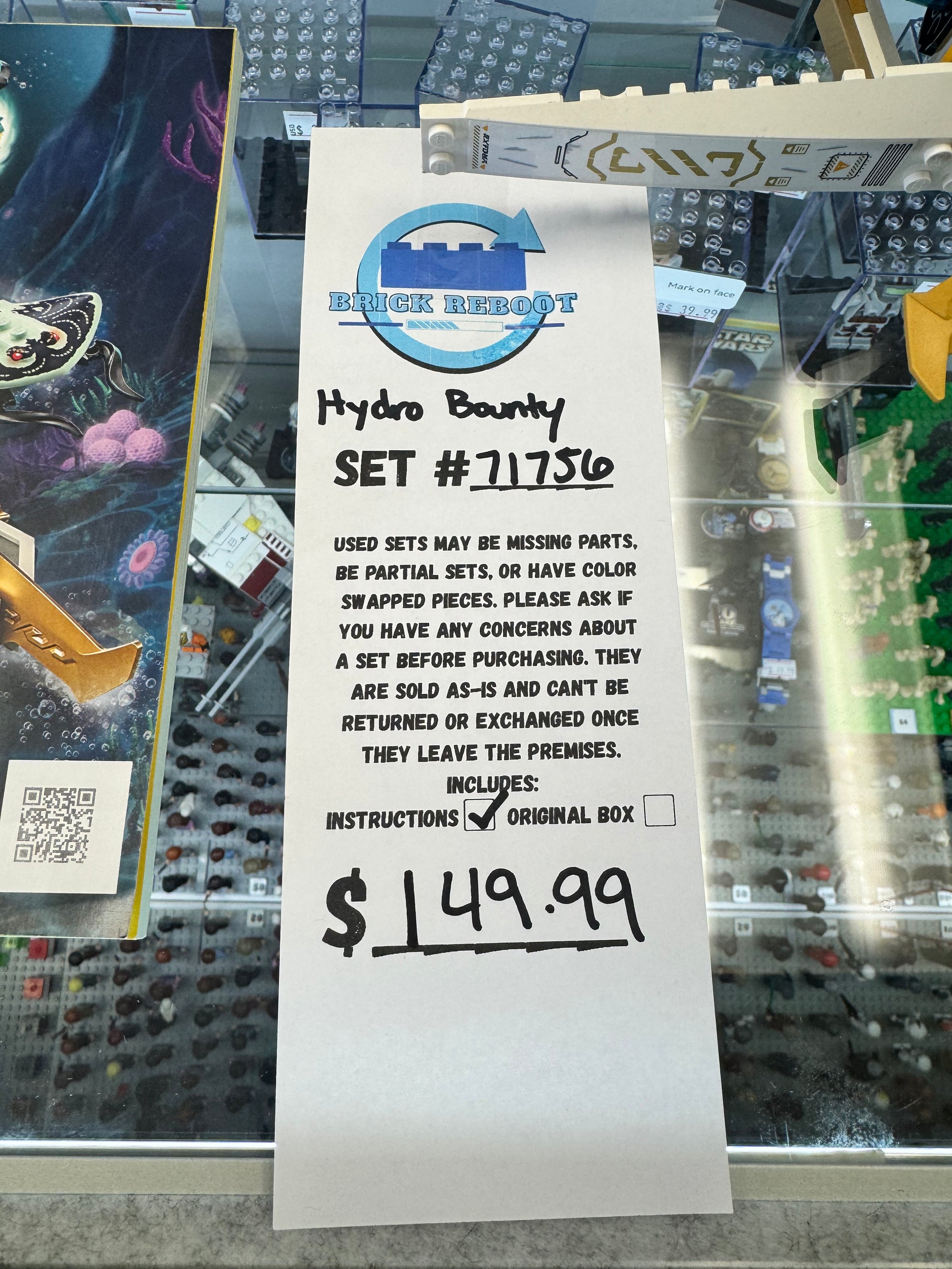 71756 Ninjago Hydro Bounty - Used