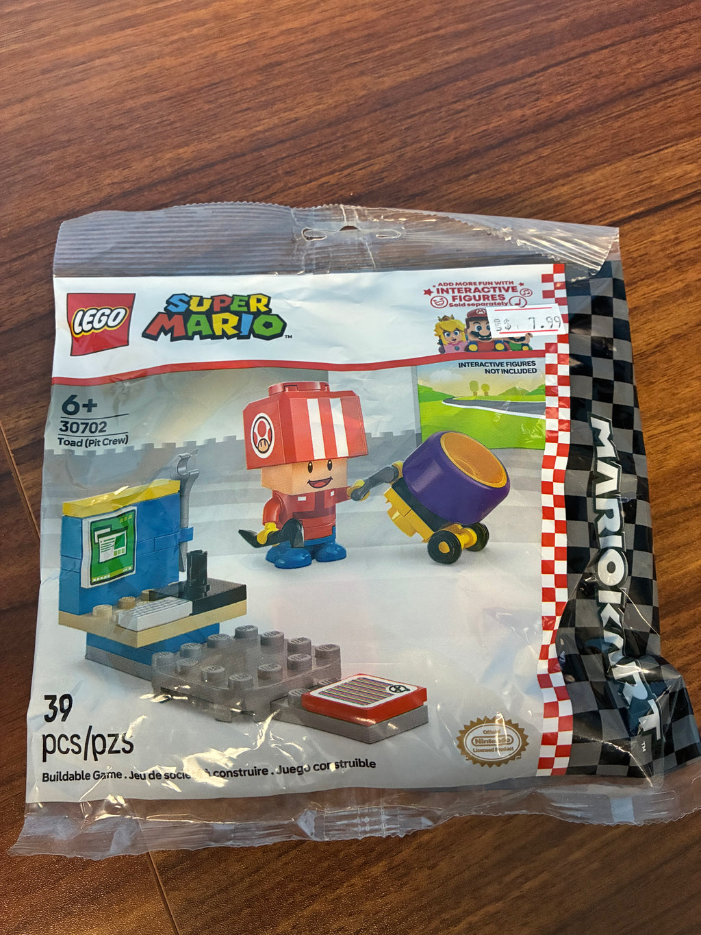 30702 Super Mario Toad (Pit Crew) - Sealed