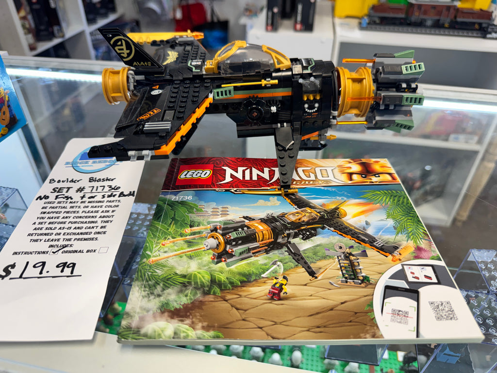 71736 Boulder Blaster *NO FIGS OR MINI BUILD* - Used