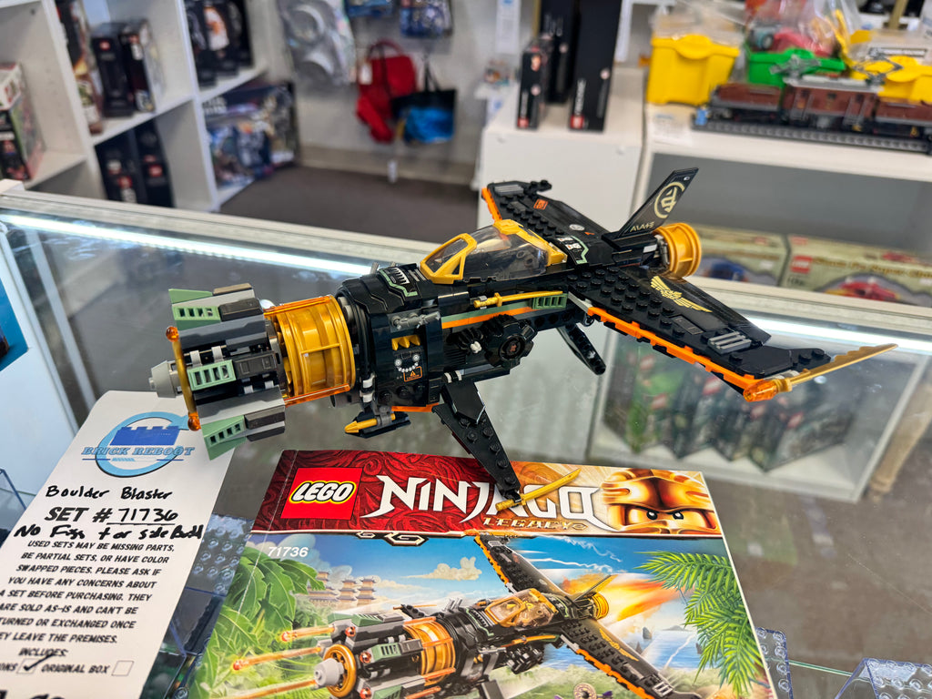 71736 Boulder Blaster *NO FIGS OR MINI BUILD* - Used