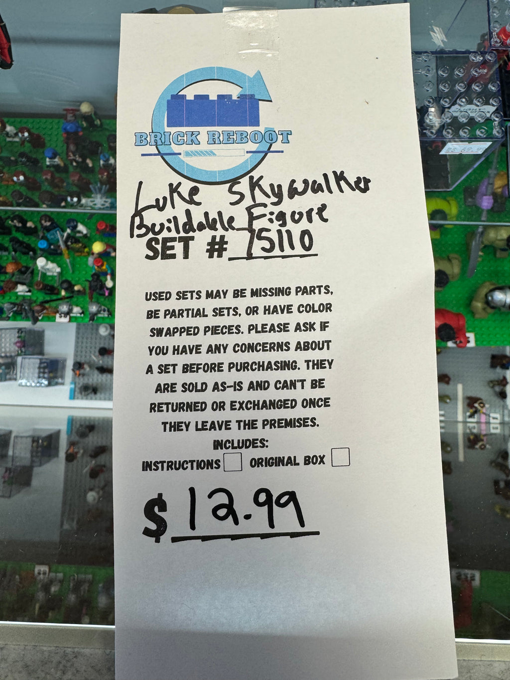 75110 Luke Skywalker Buildable Figure - Used