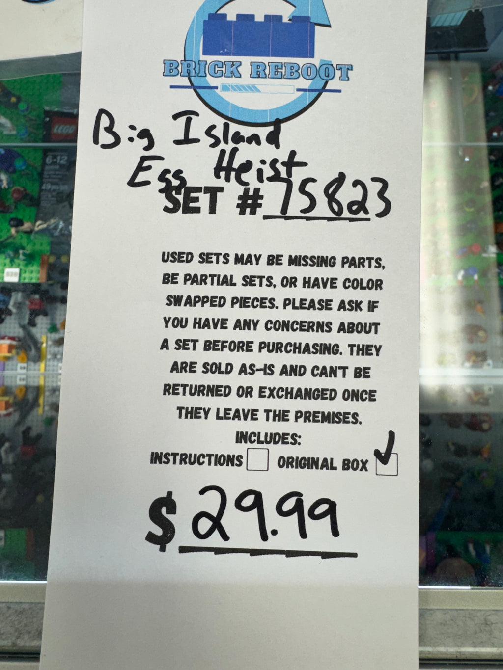 75823 Angry Birds Big Island Egg Heist - Used