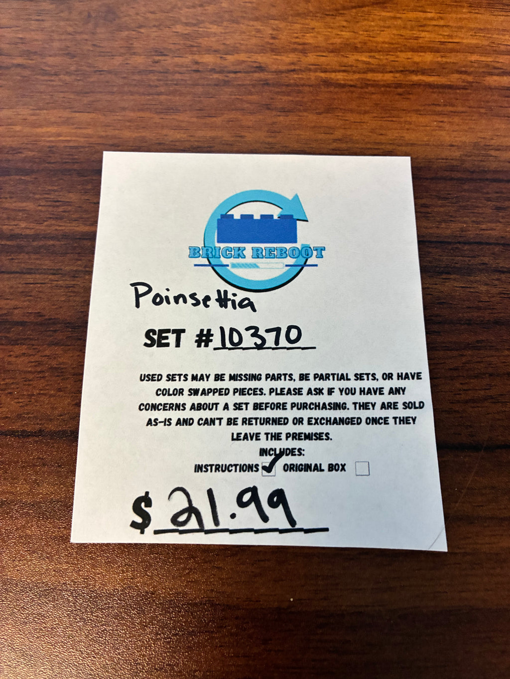 10370 Poinsettia - Used