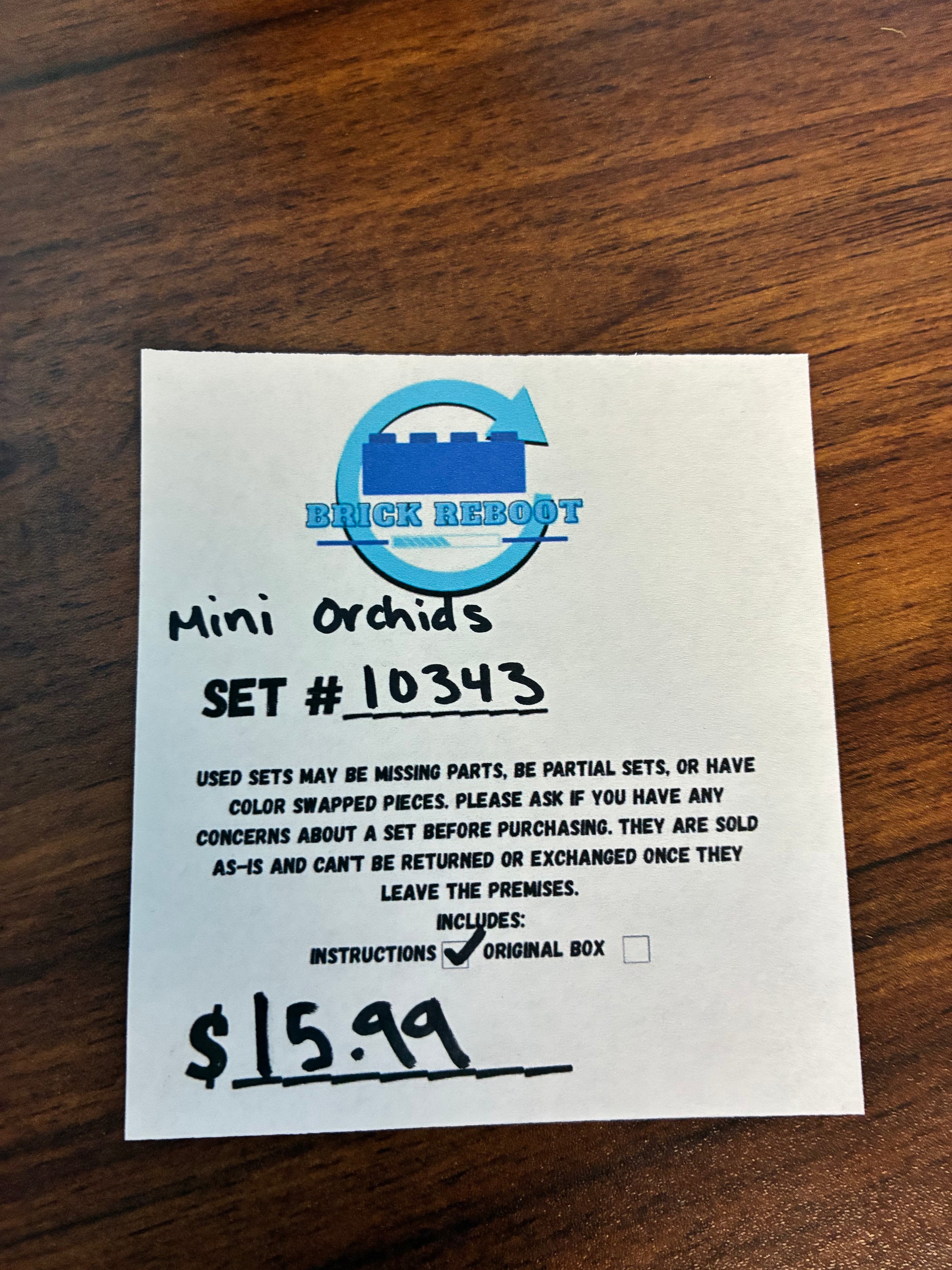 1343 Mini Orchids - Used