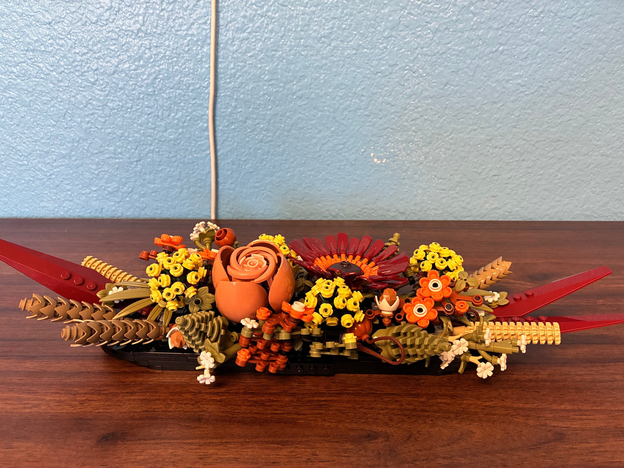 10314 Botanicals Dried Flower Centerpiece- Used