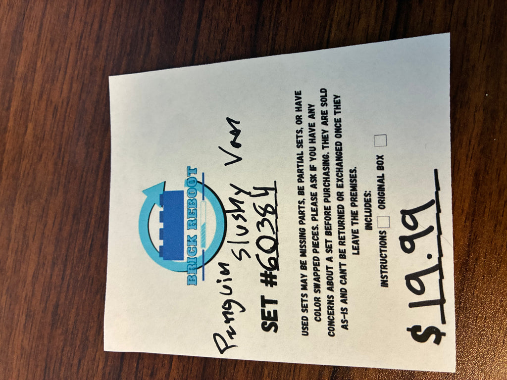 60384 City Penguin Slushy Van - Used