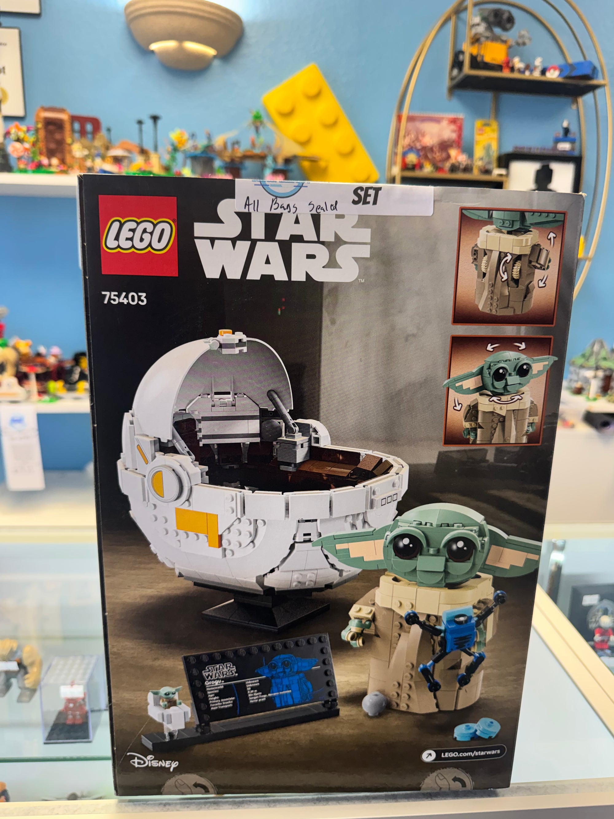 75403 Grogu with Hover Pram - Open Box