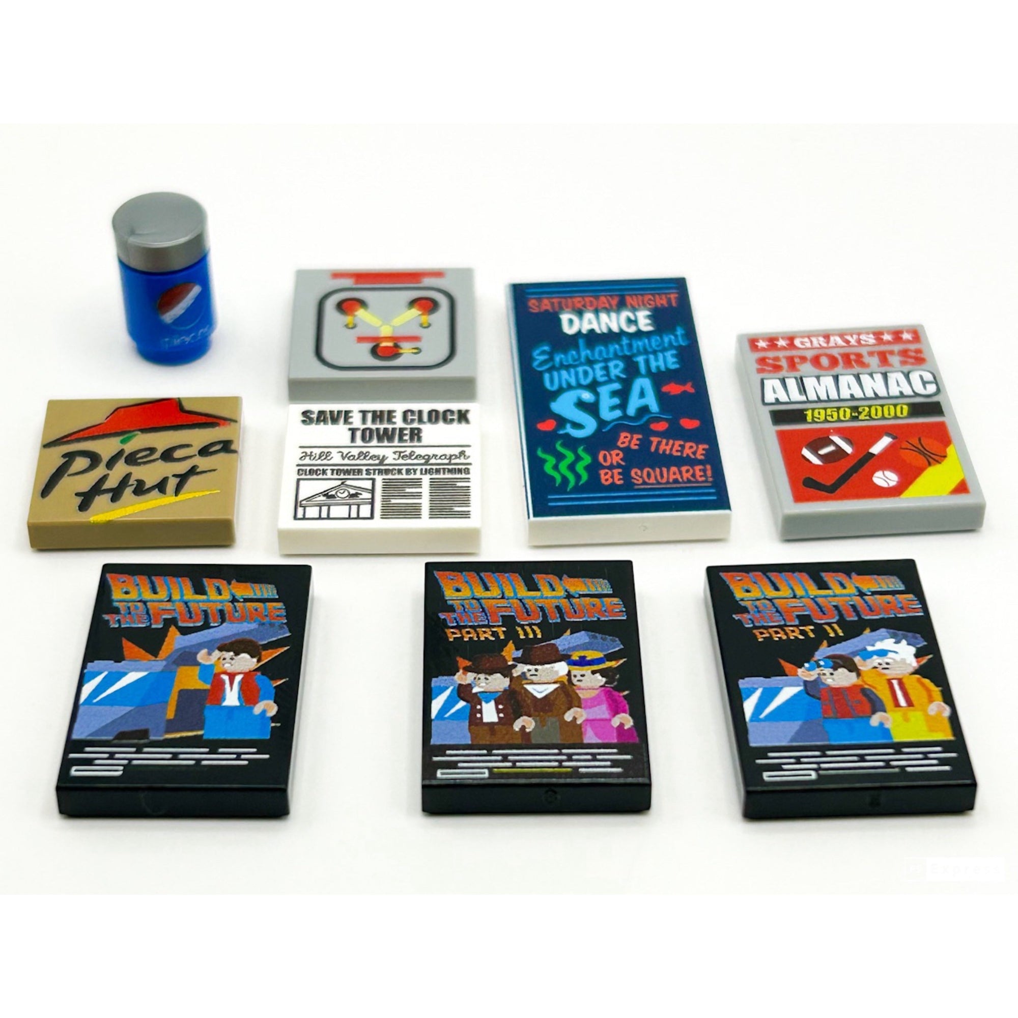 Build to the Future Pack made with LEGO parts - B3 Customs