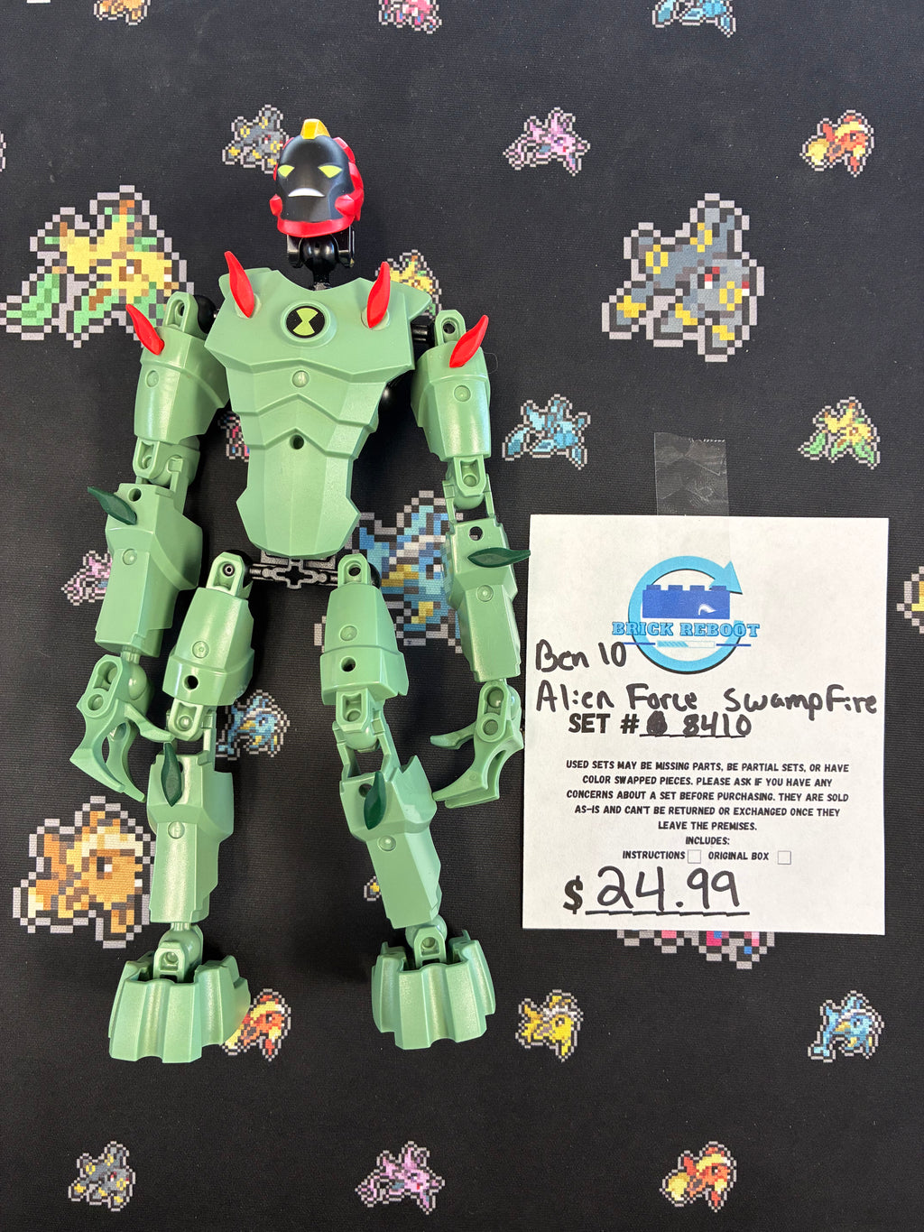 8410 Bionicle - Ben 10 Alien Force SwampFire - Used