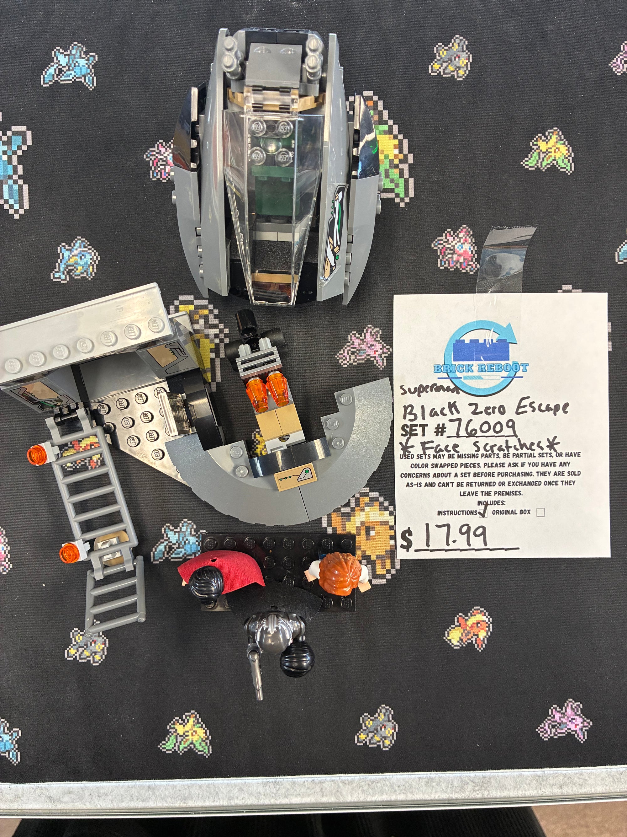 76009 DC - Superman Black Zero Escape - Used