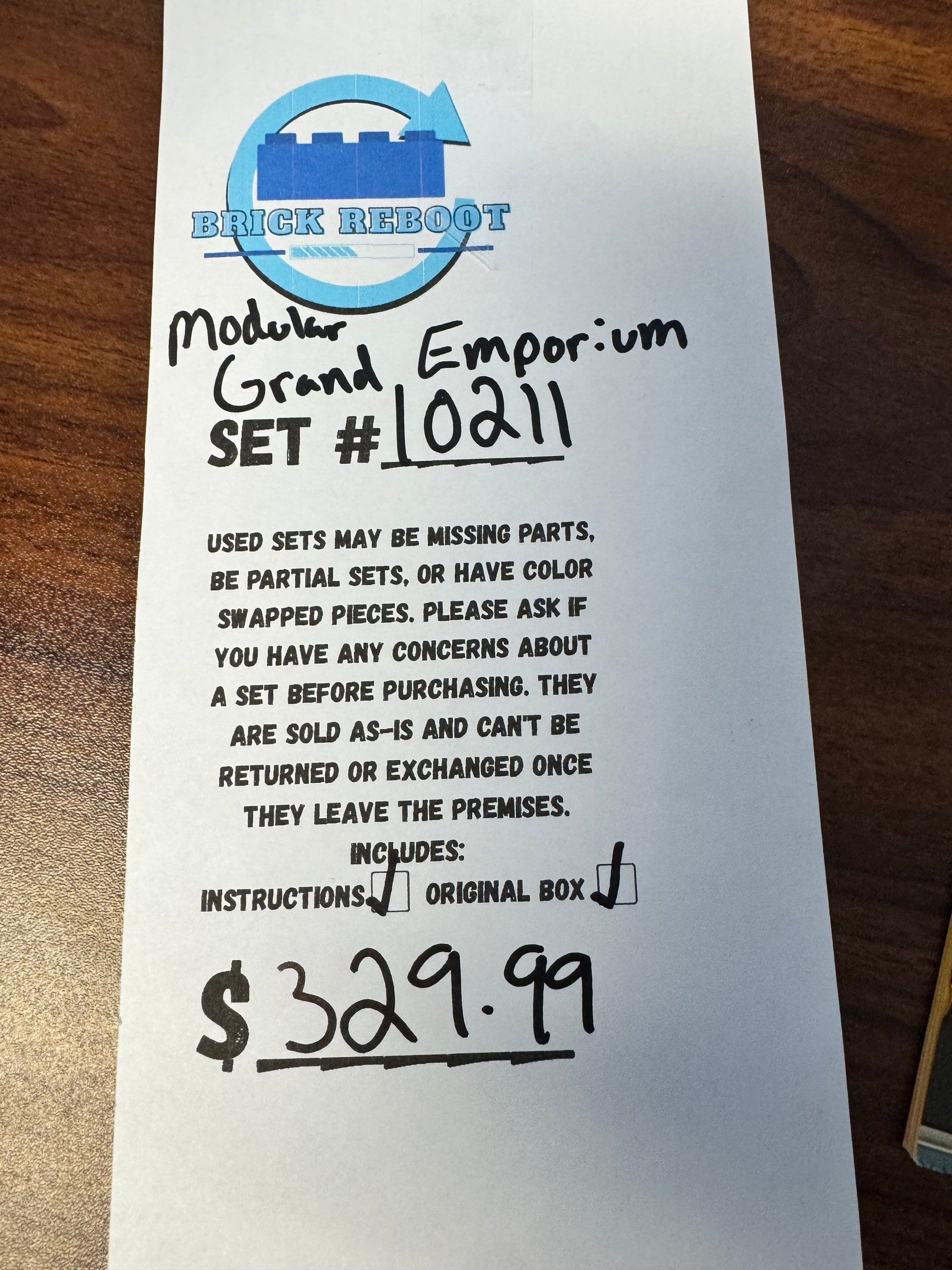 10211 Modular Grand Emporium - Used
