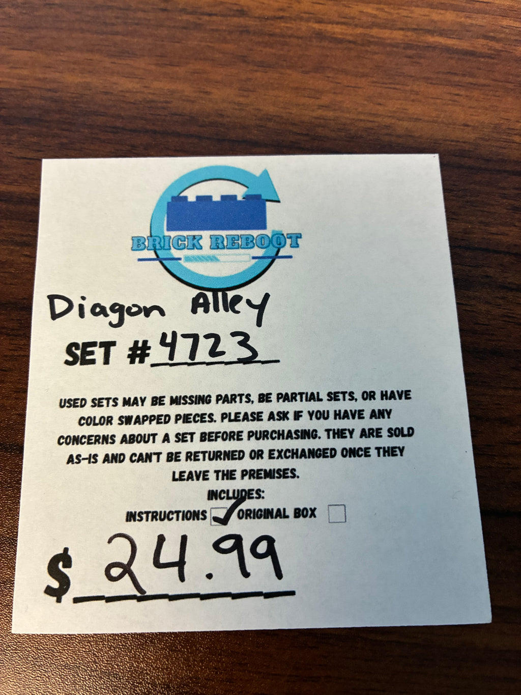 4723 Harry Potter Diagon Alley - Used