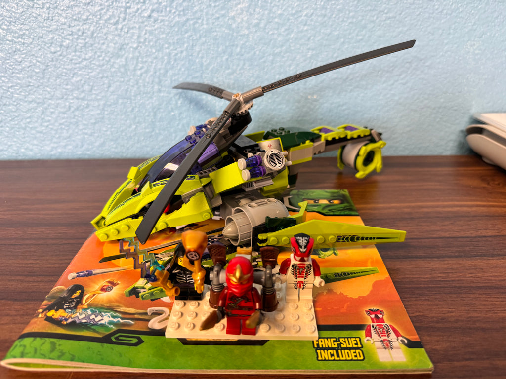 9443 Ninjago Rattlecopter - Used