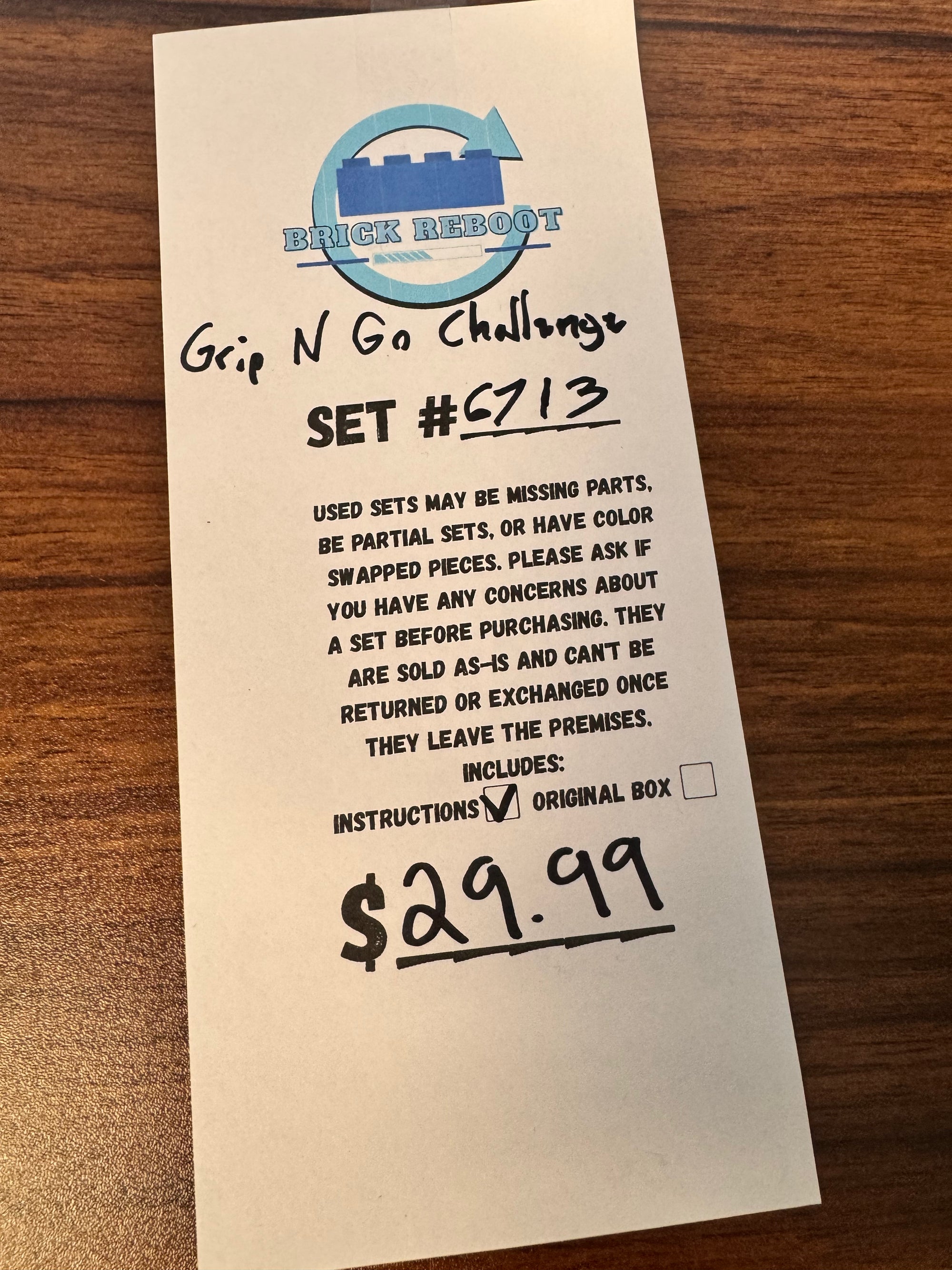 6713 Grip N Go Challenge - Used