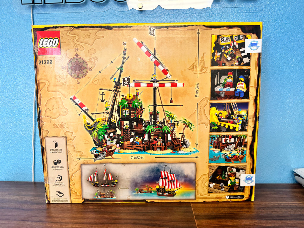 21322 Pirates Barracuda Bay Ship Island - Certified