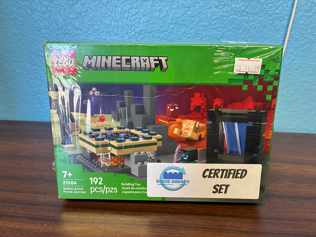21584 Minecraft Nether & End Portal Journey - Certified