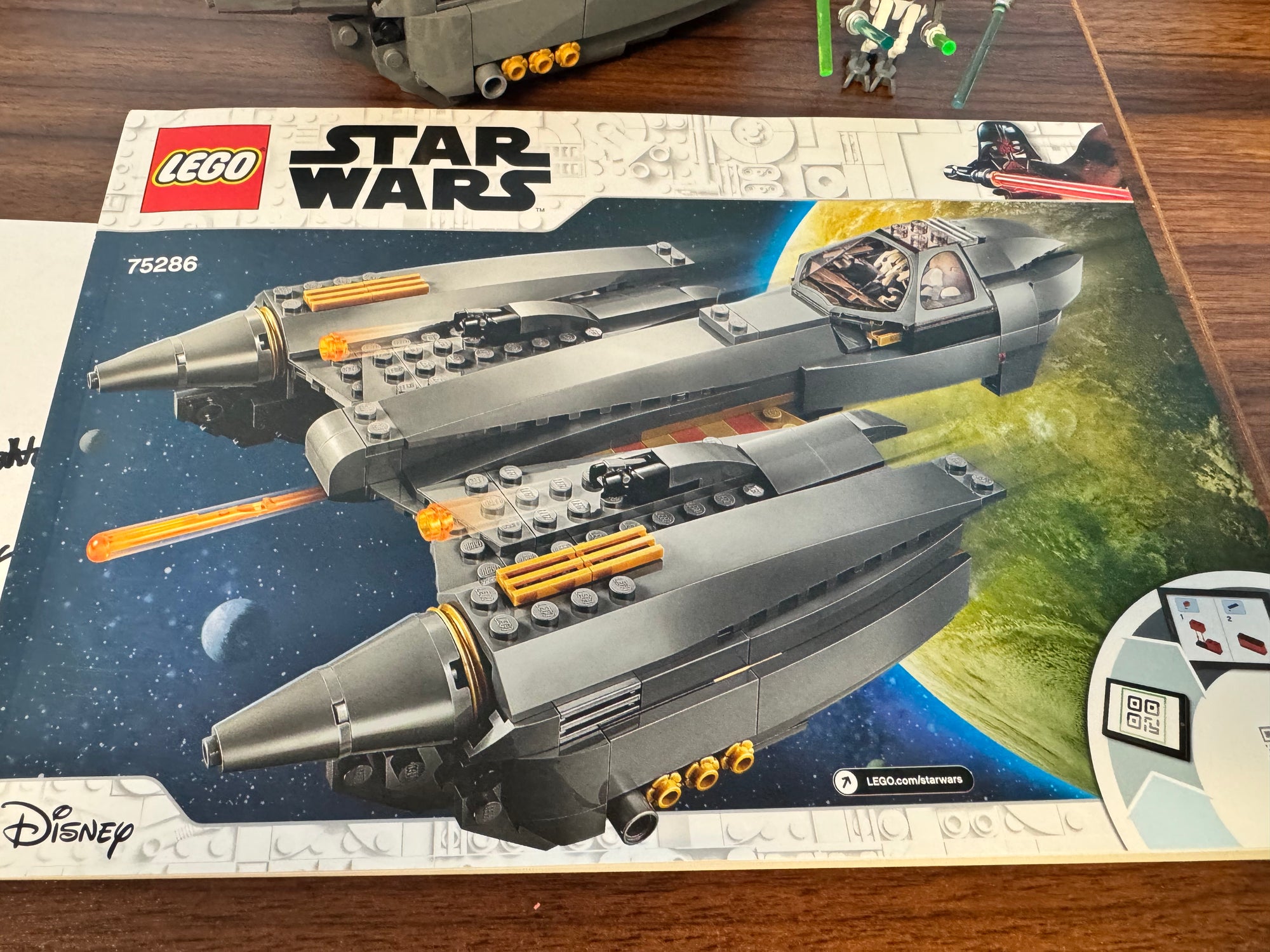 75286 General Grievous Starfighter *MISSING 2 FIGS* - Used
