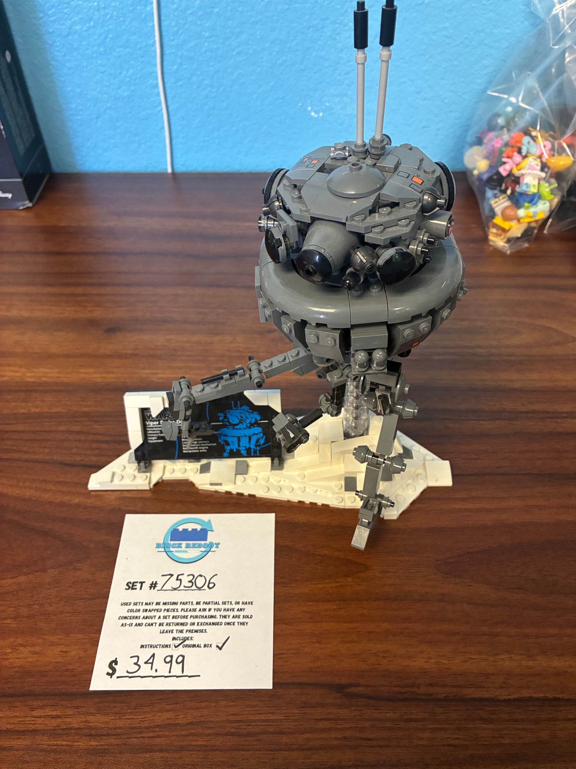 75306 - Star Wars Imperial Probe Droid - Used