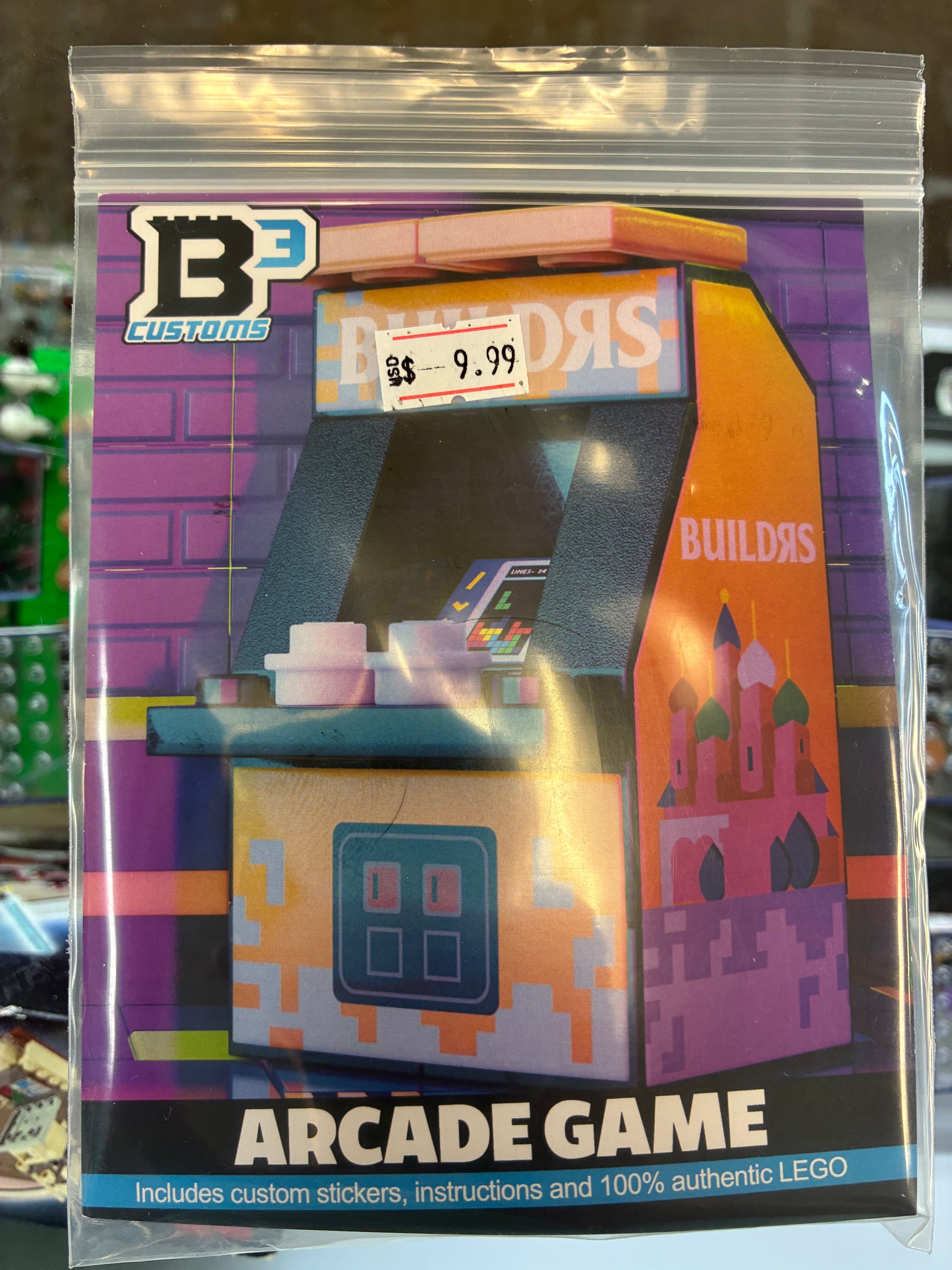 B3 Customs: BUILDrS Classic Arcade Machine Poly Bag - New