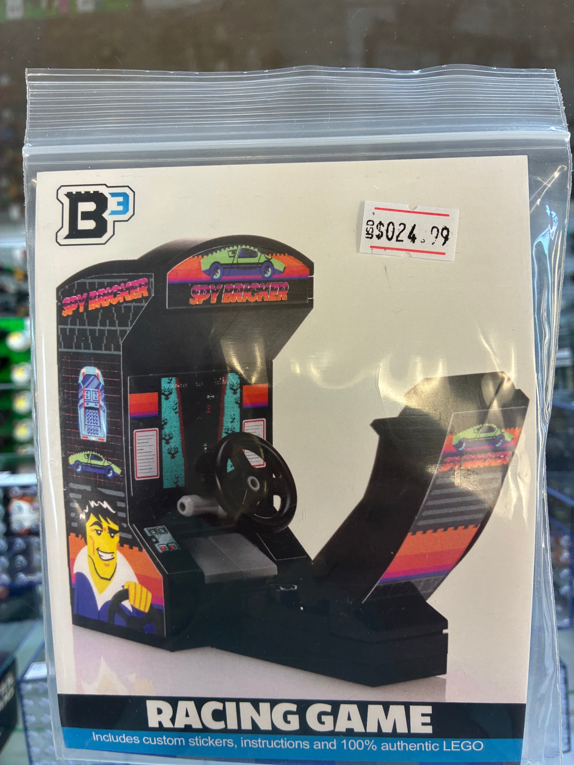 B3 Customs: Spy Bricker Arcade Racing Game Poly Bag - New