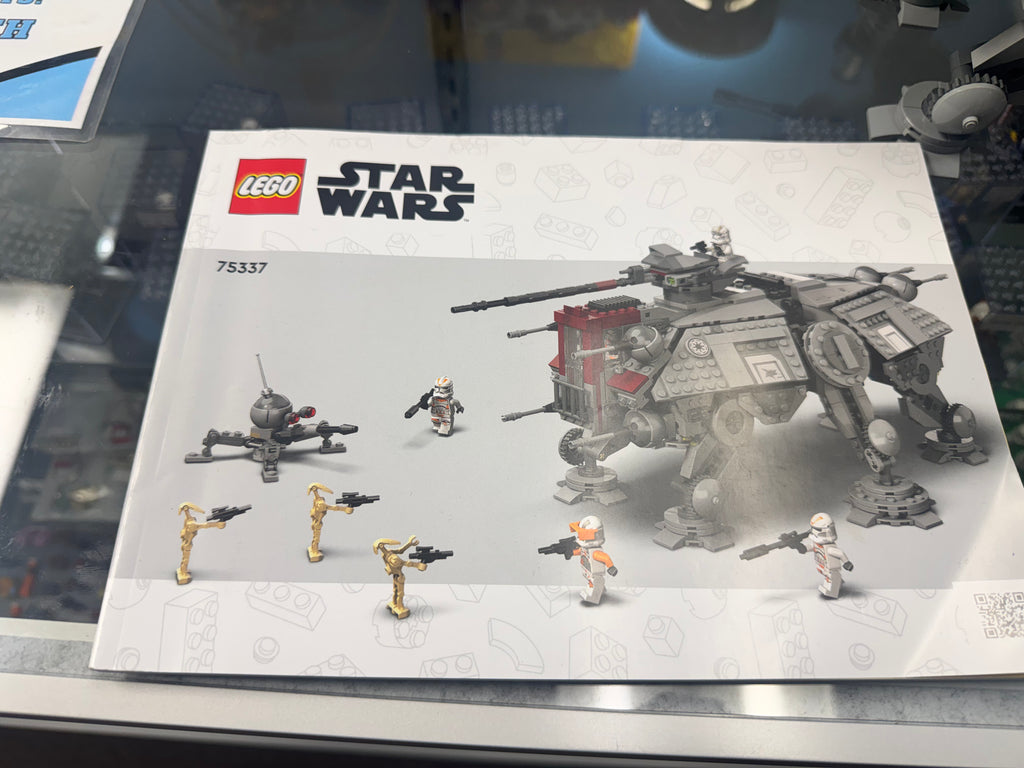 75337 Star Wars AT-TE *MISSING 4 Figs plus Spider droid* - Used
