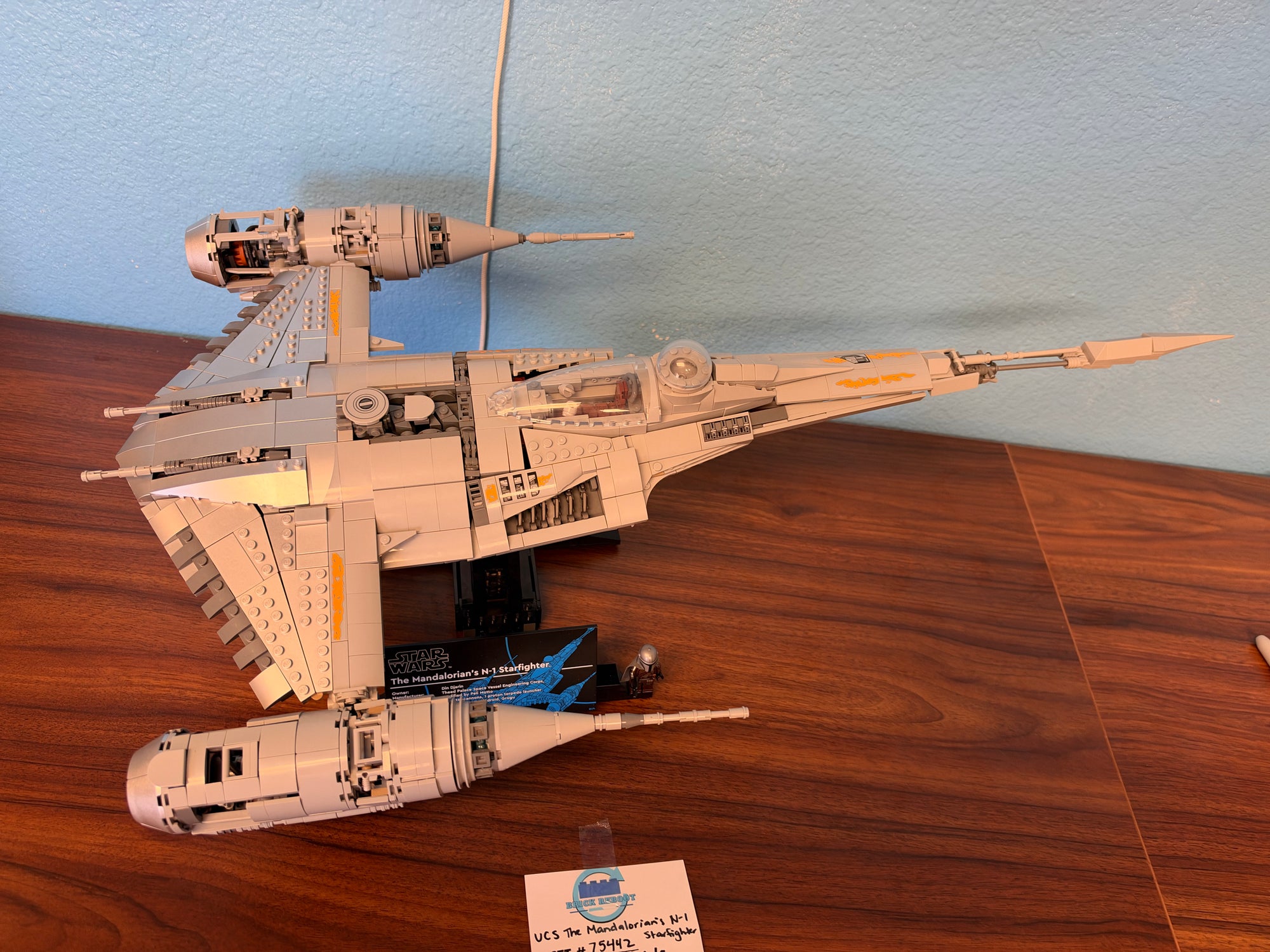 75442 UCS Mandalorian’s N-1 Starfighter 99% complete - Used