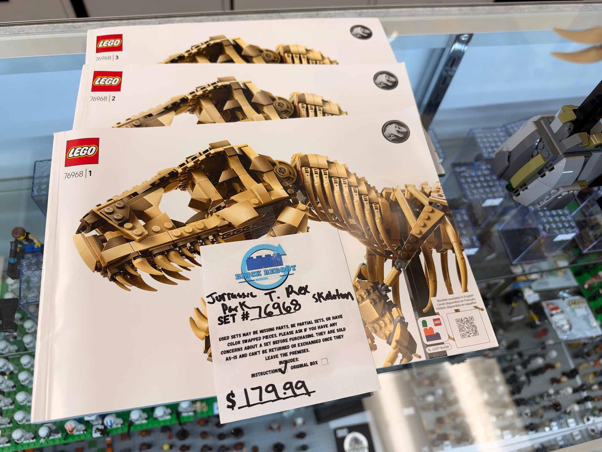76968 Jurassic Park T. Rex Skeleton - Used