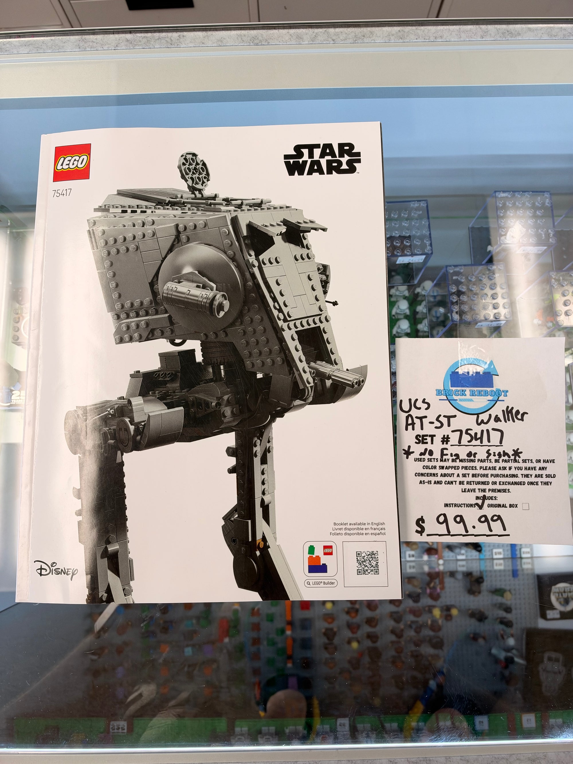 75417 UCS AT-ST Walker *NO FIG OR SIGN* - Used