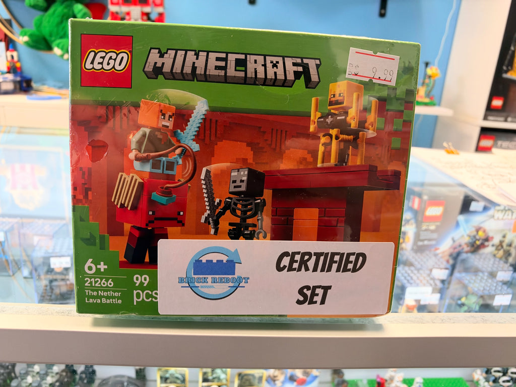 21266 Minecraft The Nether Lava Battle - Certified