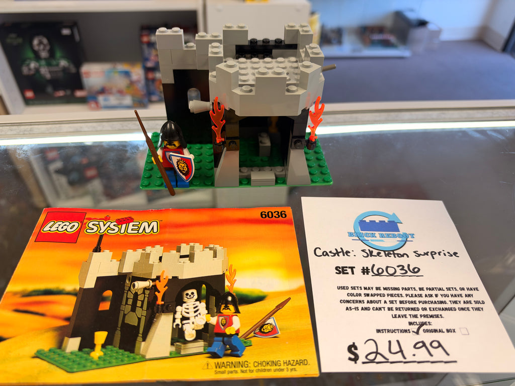 6036 Castle: Skeleton Surprise - Used