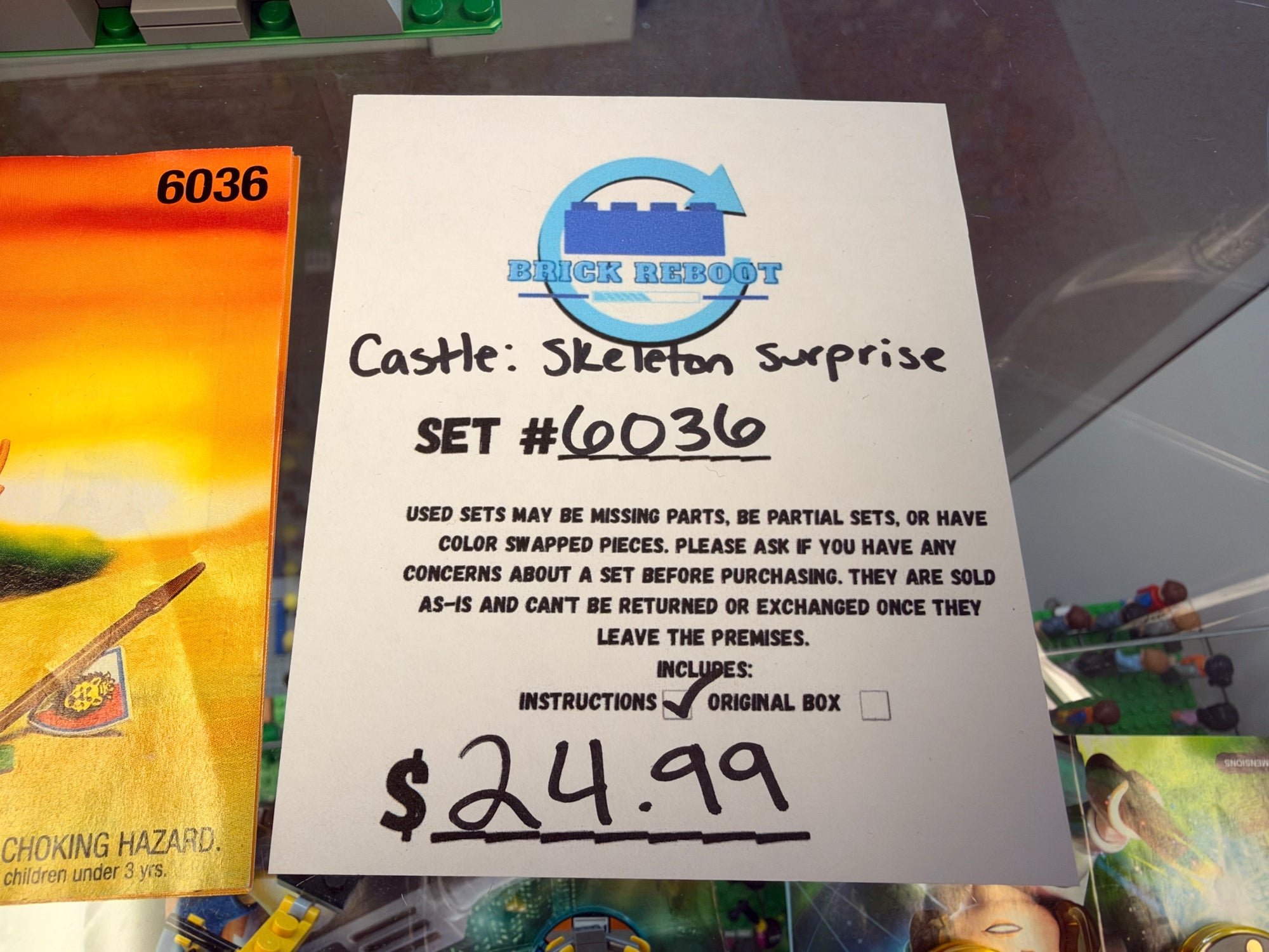6036 Castle: Skeleton Surprise - Used