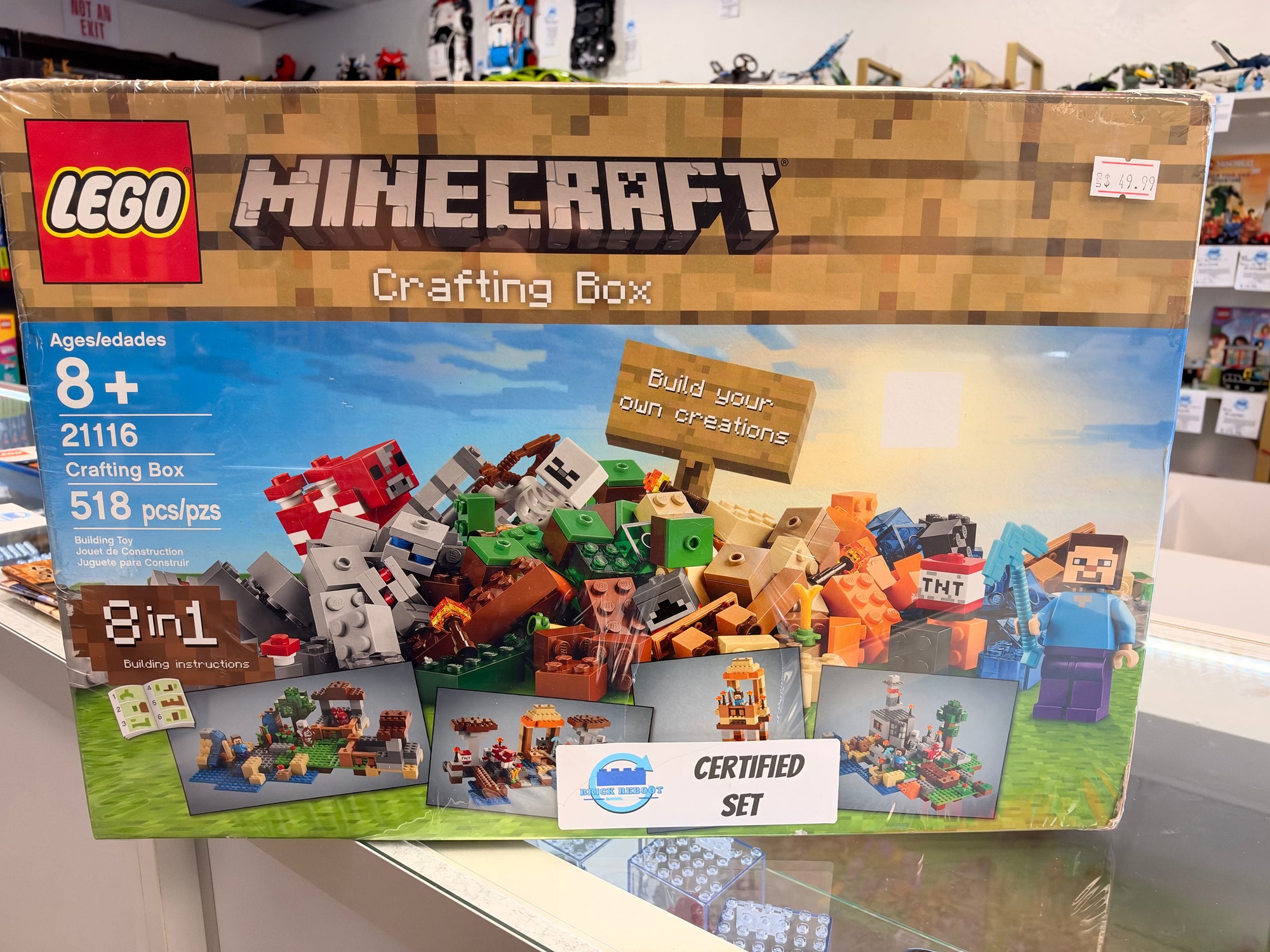 21116 Minecraft Crafting Box - Certified
