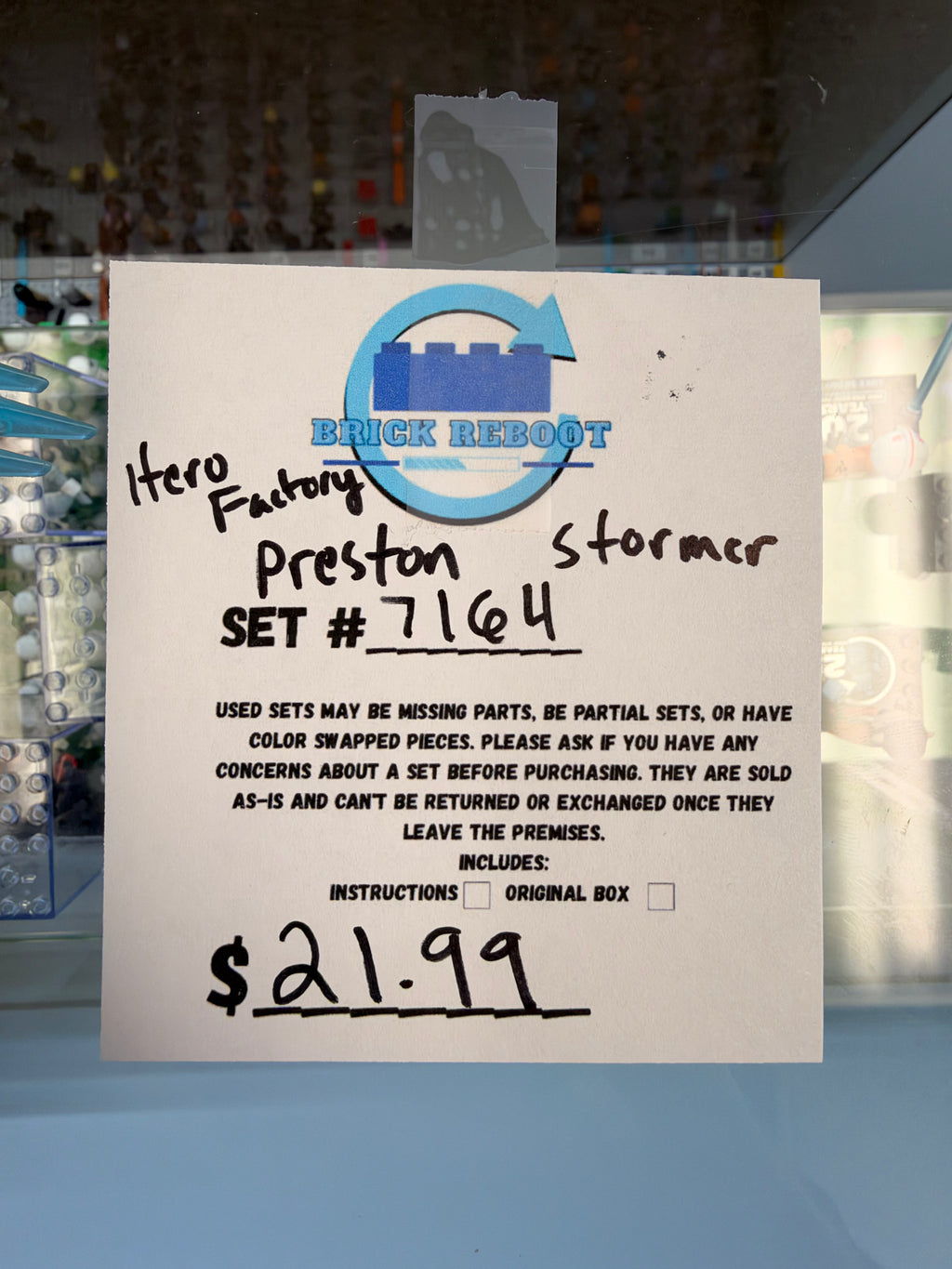 7164 Hero Factory Preston Stormer - Used