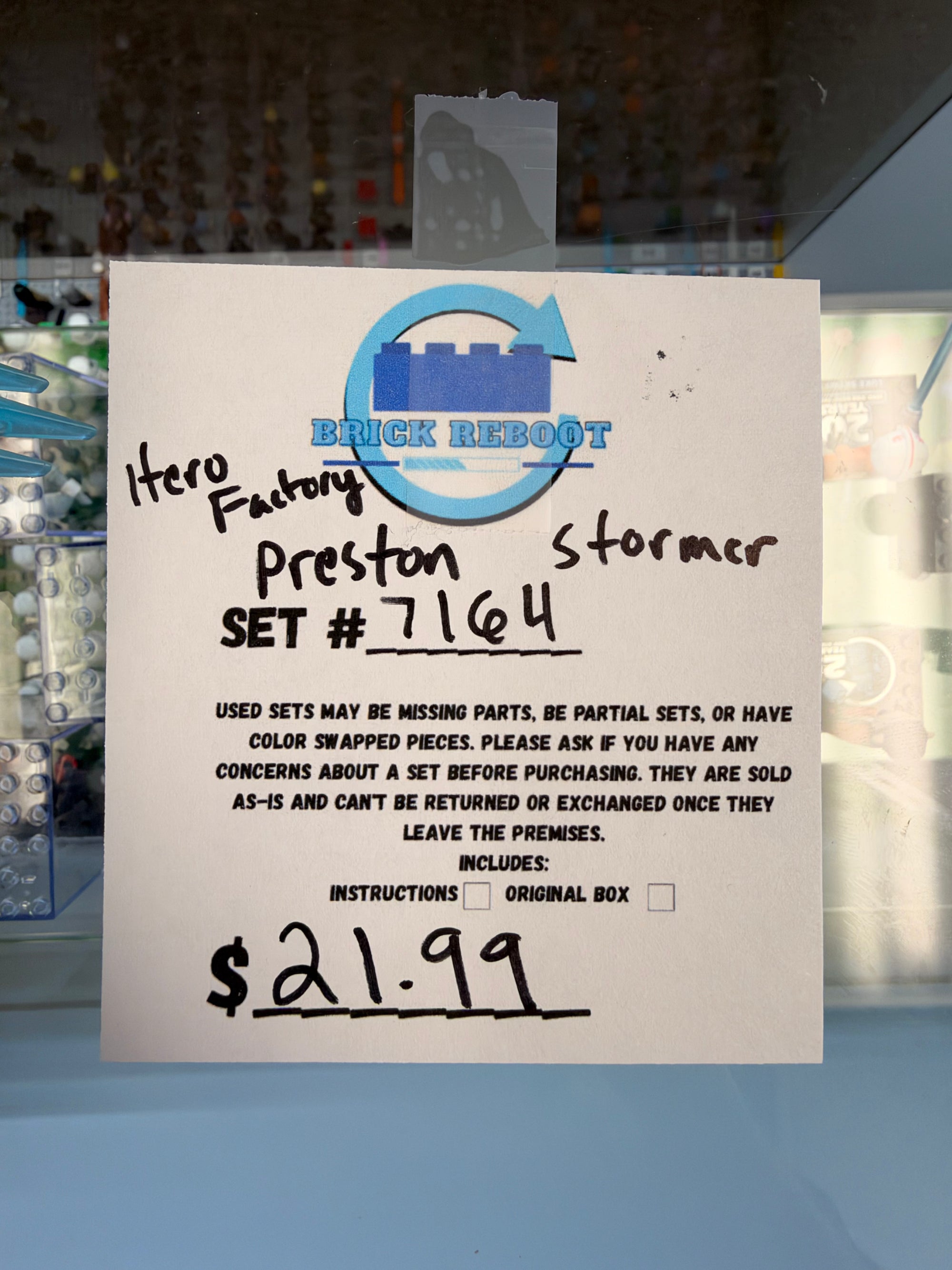 7164 Hero Factory Preston Stormer - Used