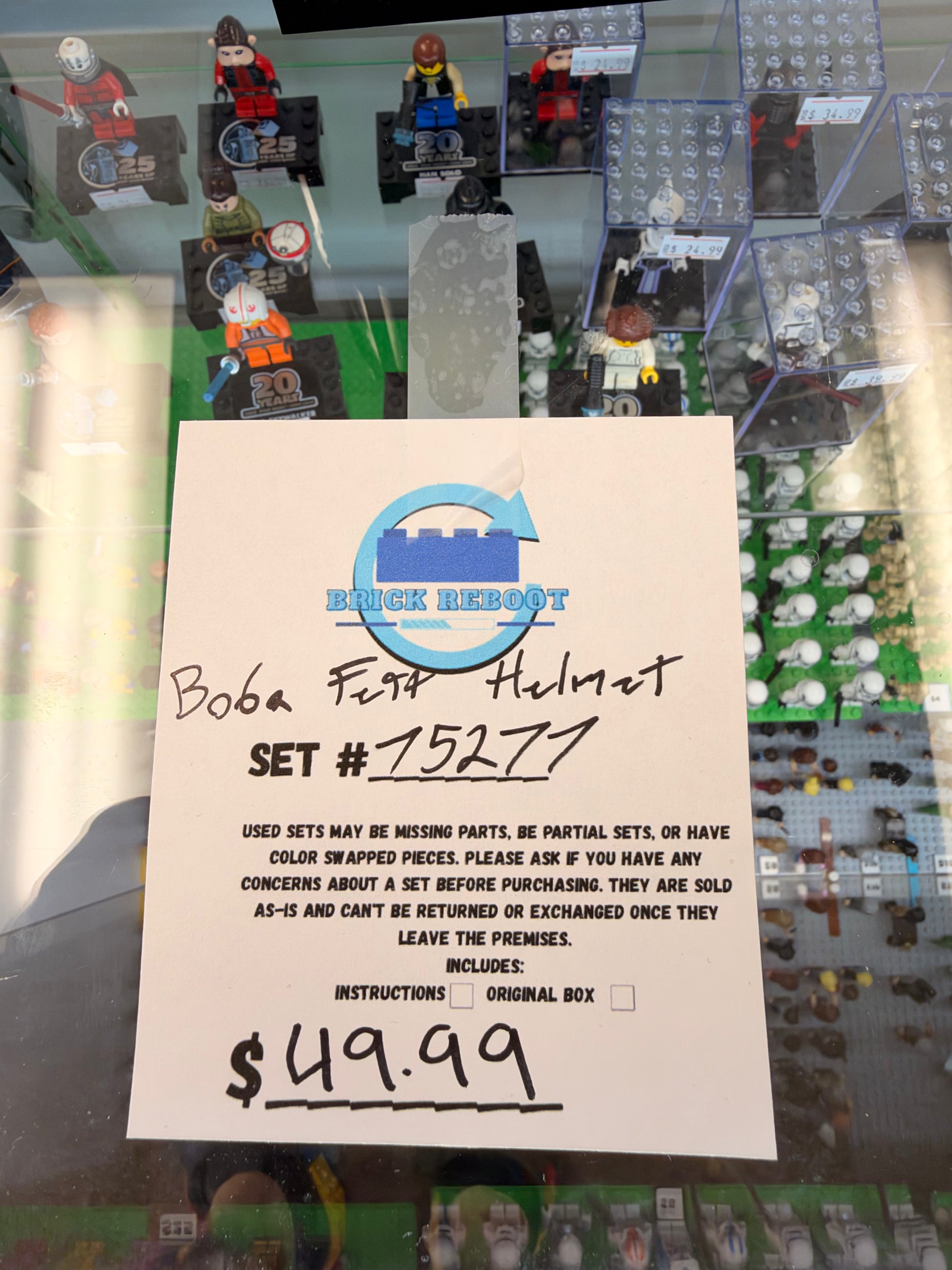75277 Boba Fett Helmet - Used